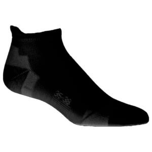 3 Paar Sport-Sneaker-Socken mit Spezial-Polstern und COOLMAX – Schwarz, 43-46