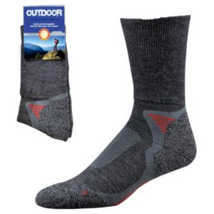 1 Paar Trekking Socken mit Merino Wolle